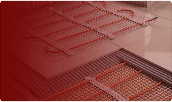 Plancher chauffant au sol
